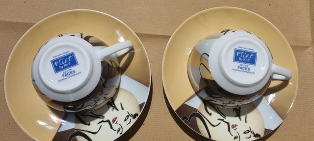 Set tazze cappuccino Faces