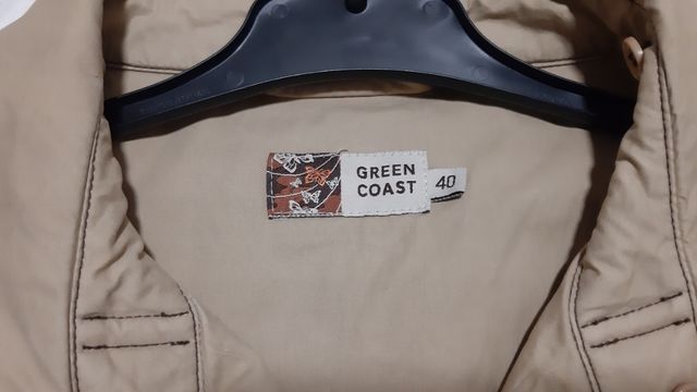 PARKA tipo gabardina color camel