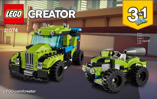31074 LEGO® Creator 3x1  Coche de rally a reacción