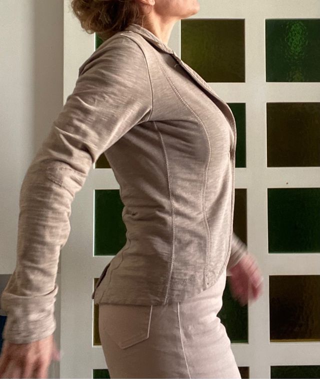 giacca trendy tortora