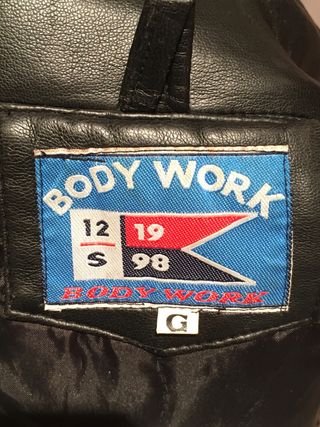 Chaqueta de piel de motorista