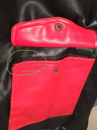 Chaqueta de piel de motorista