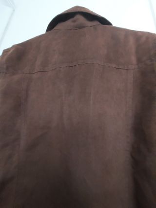 Camisa marrón antelina L