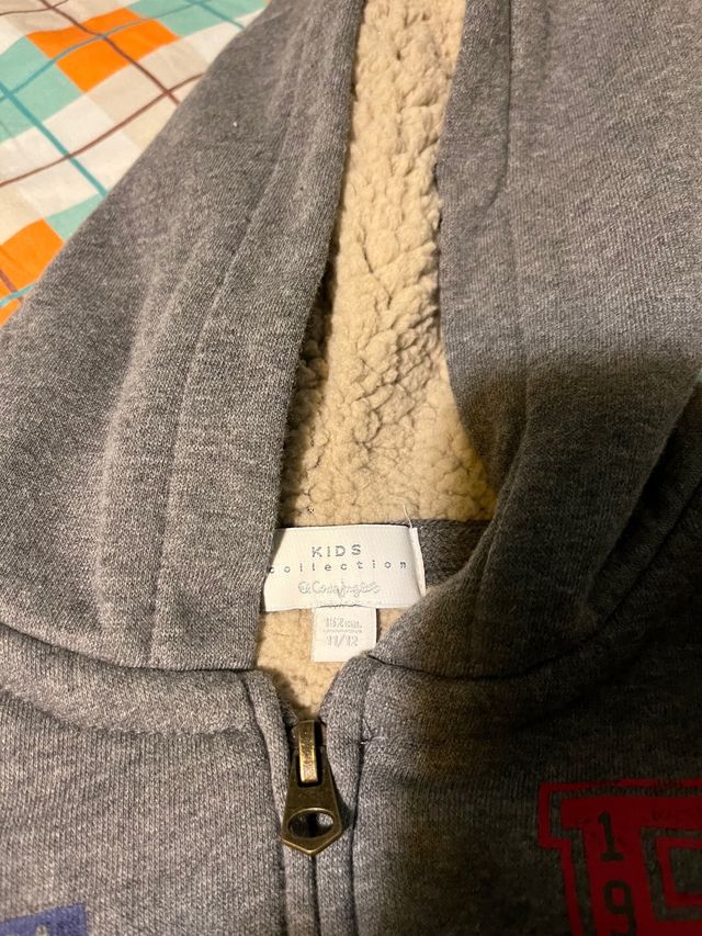 sudadera  niño forrada