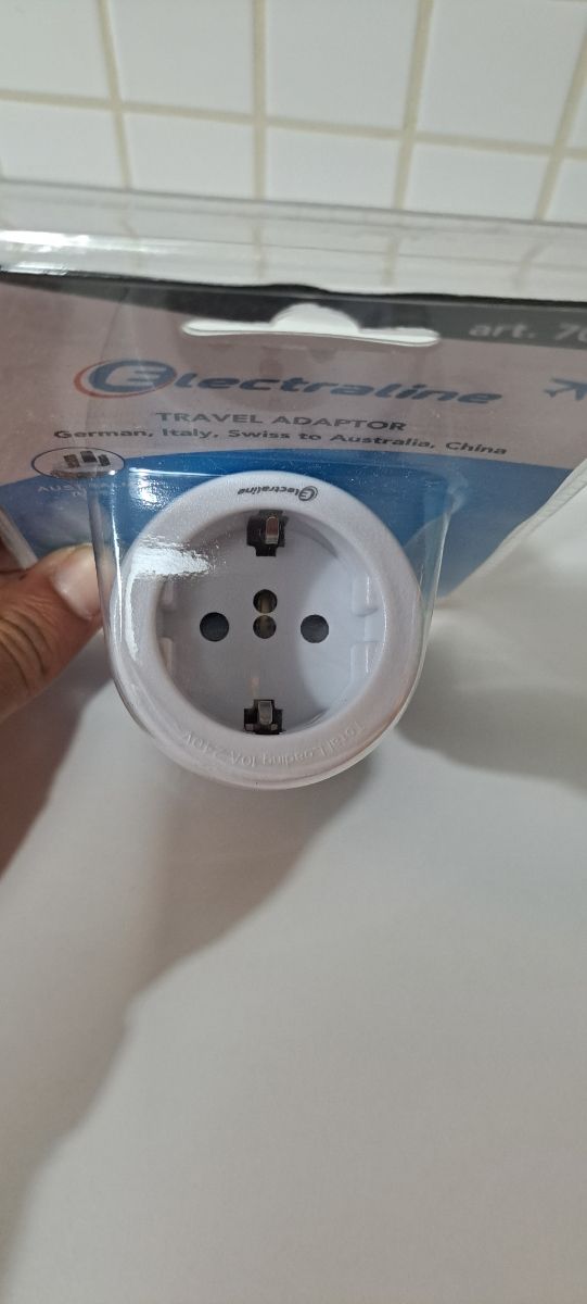 Adaptador enchufe Australia y China