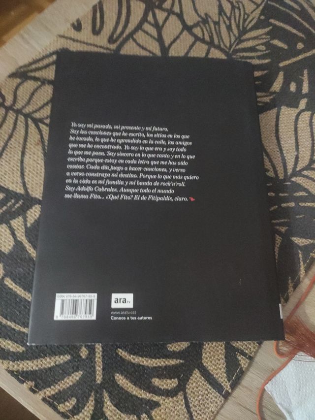 Libro Fito "Soy todo lo que me pasa"