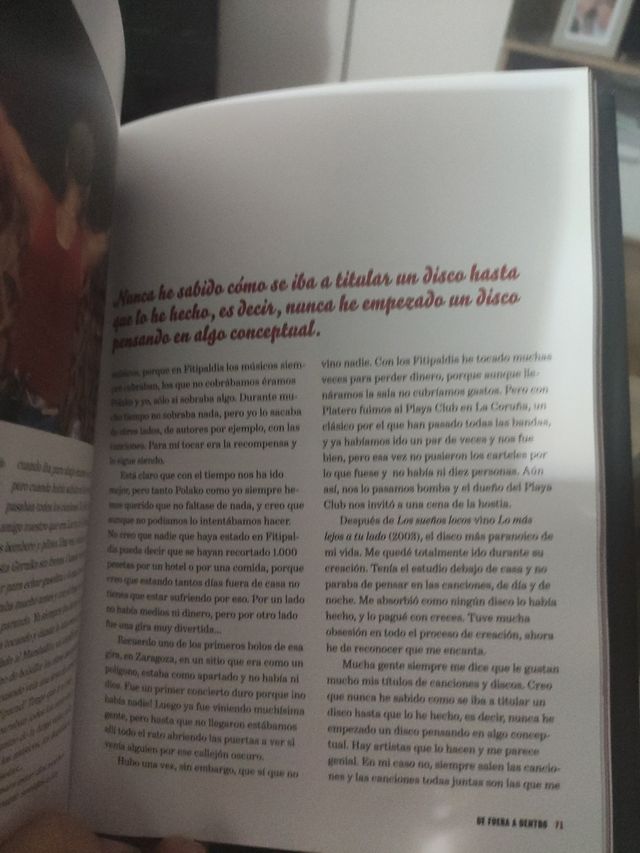 Libro Fito "Soy todo lo que me pasa"