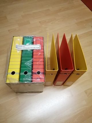 6 ARCHIV.TAMAÑO A4 FOLIO, 5 EUROS LOS 6