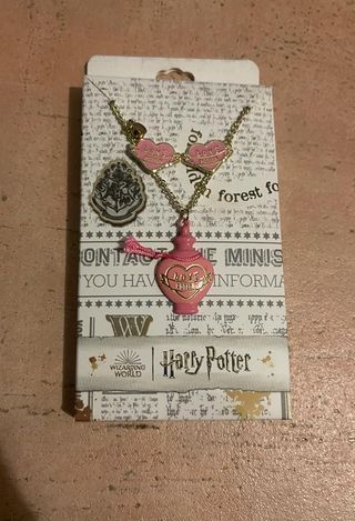 Collana più orecchini Harry Potter