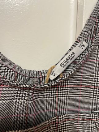 peto/vestido de cuadros invierno