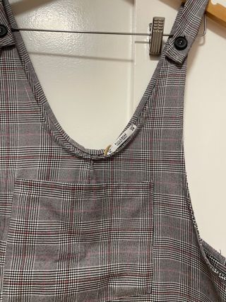 peto/vestido de cuadros invierno