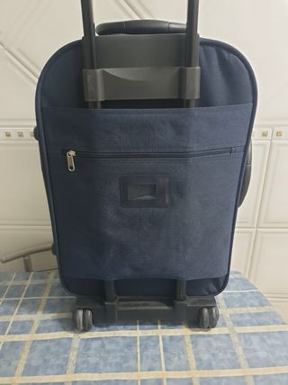 MALETA DE VIAJE CON RUEDAS AZUL!!
