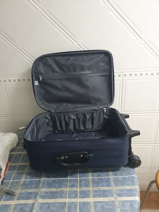 MALETA DE VIAJE CON RUEDAS AZUL!!