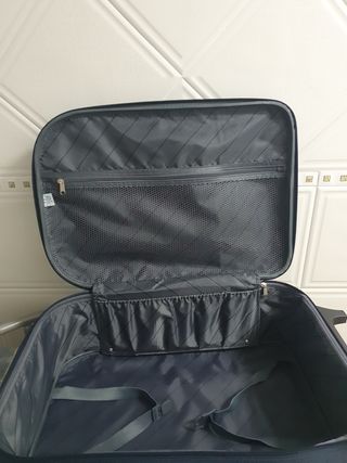 MALETA DE VIAJE CON RUEDAS AZUL!!