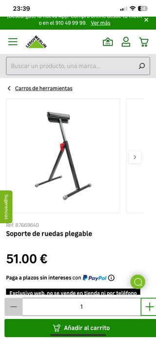 2 caballetes con rodillos 