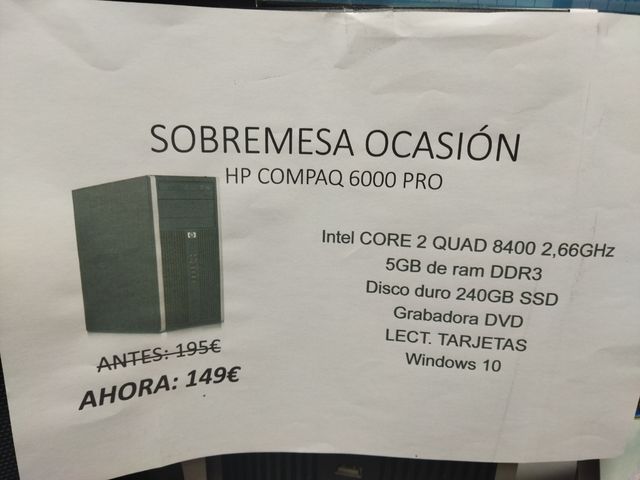 HP Compaq 6000 pro