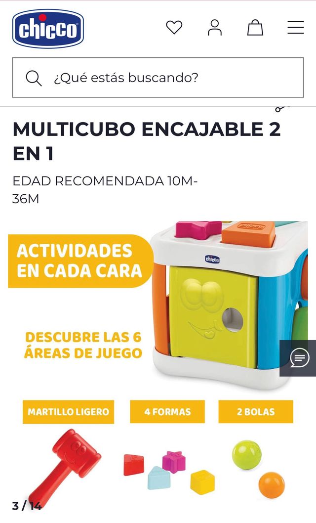 MULTICUBO ENCAJABLE 2 EN 1 CHICO