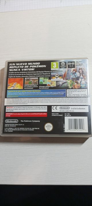 Pokémon Edición Negra para Nintendo DS