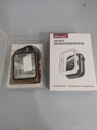 Estuche Miimall compatible con Apple Watch Series 