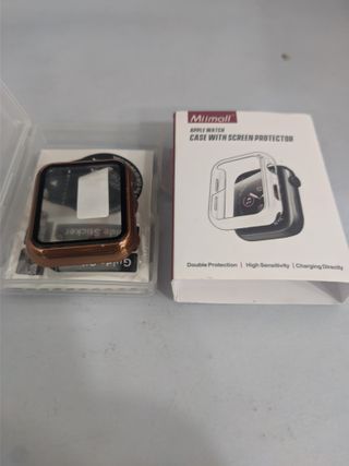 Estuche Miimall compatible con Apple Watch Series 