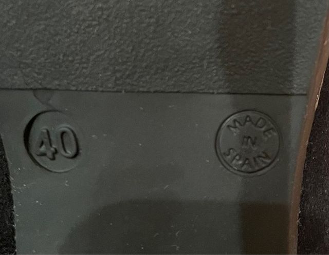 Botas negras altas de tacon