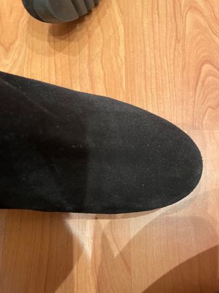 Botas negras altas de tacon 