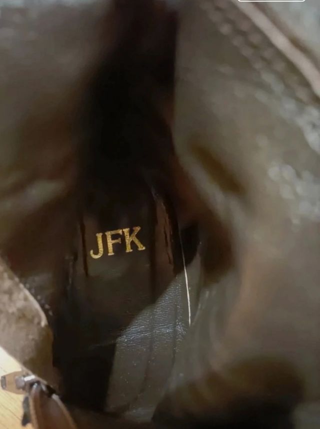 Stivali donna in nabuk blu JFK