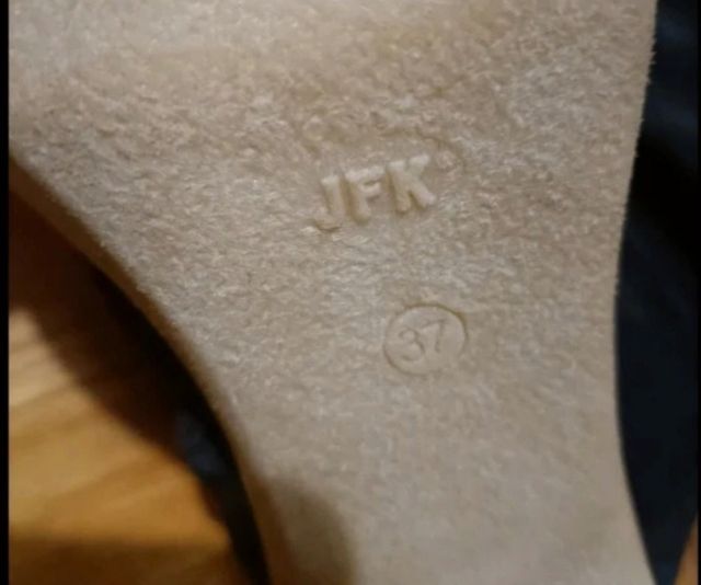 Stivali donna in nabuk blu JFK