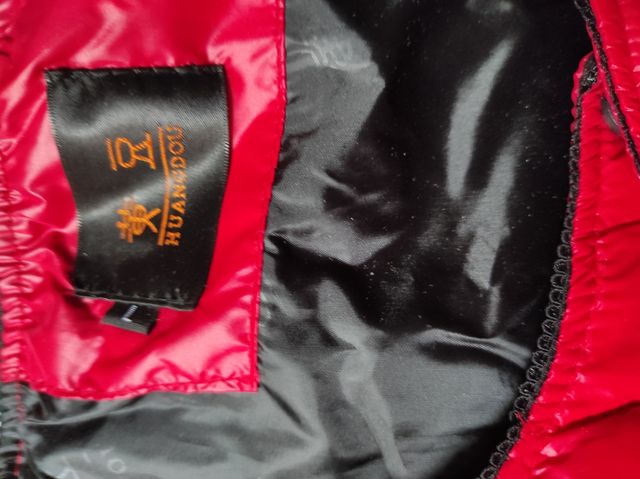 Chaleco acolchado rojo