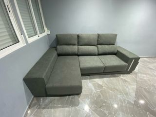 Sofá chaise longue, asientos extraíbles