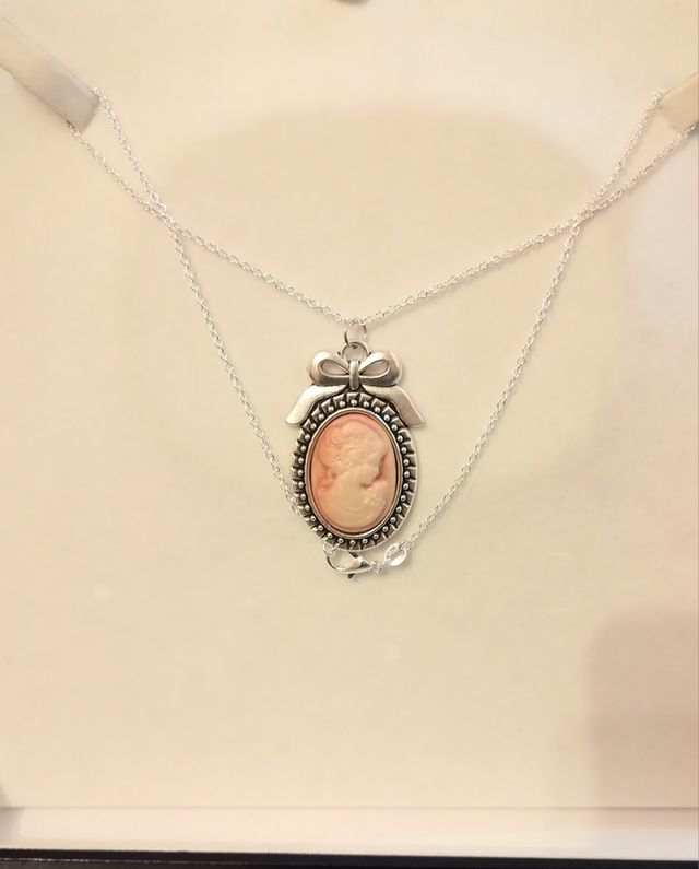 Collana cammeo argento