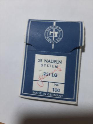 Agujas singer paff adler