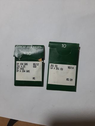 Agujas singer paff adler