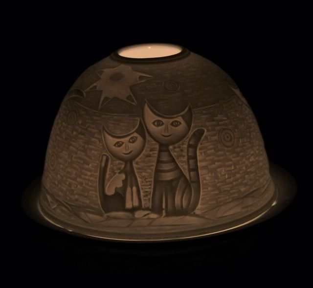 Lumino in ceramica pregiata