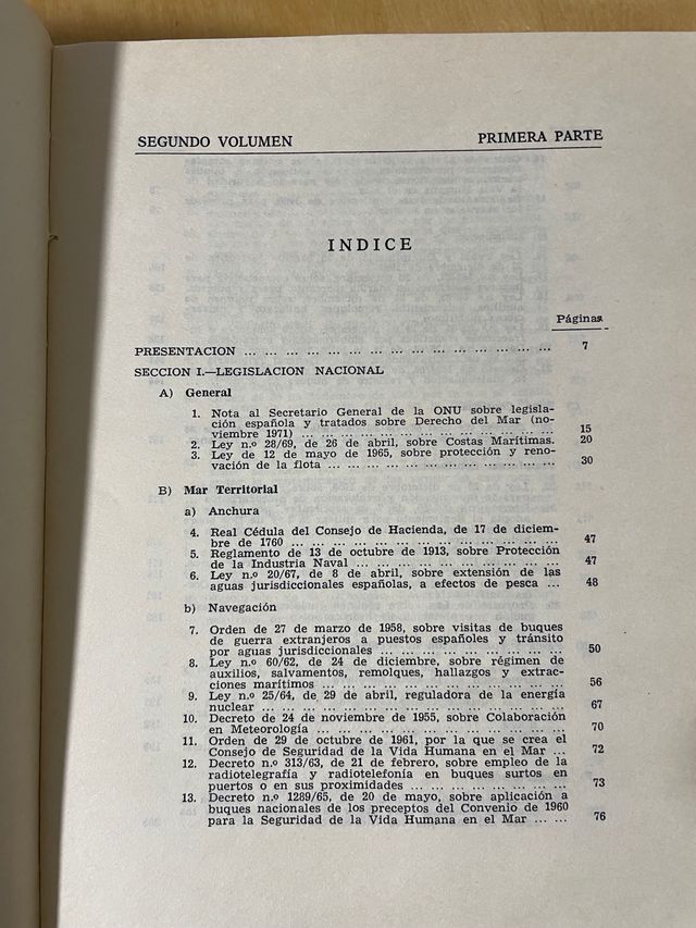 la actual revision de derecho del mar