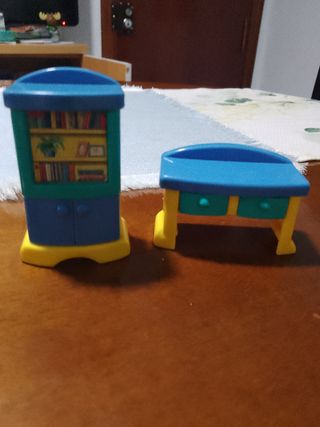 Mueble librería y cómoda 