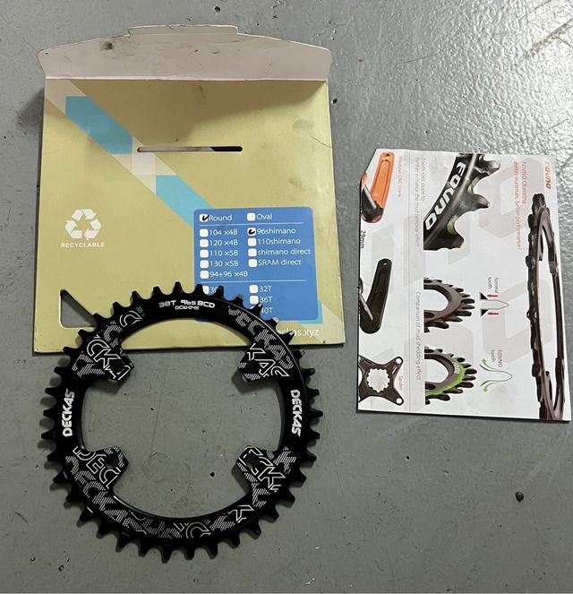 Plato Deckas 96 S bcd 38 dientes