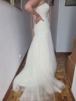 Vestido Novia Rosa Clara 