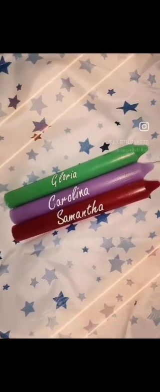 Bolas de Navidad y velas personalizadas