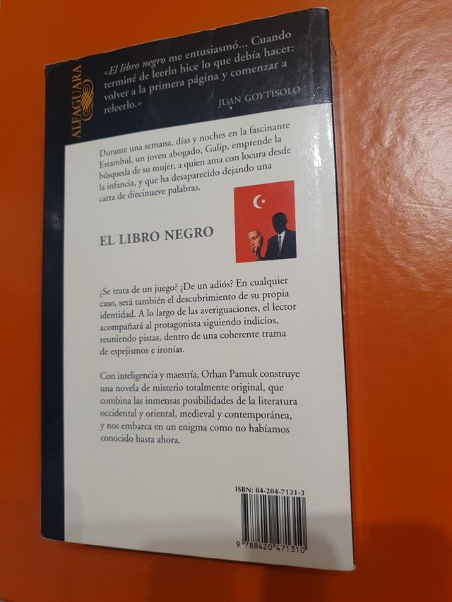 Novela: El libro negro