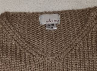 CHALECO PUNTO BEBÉ T.12 MESES