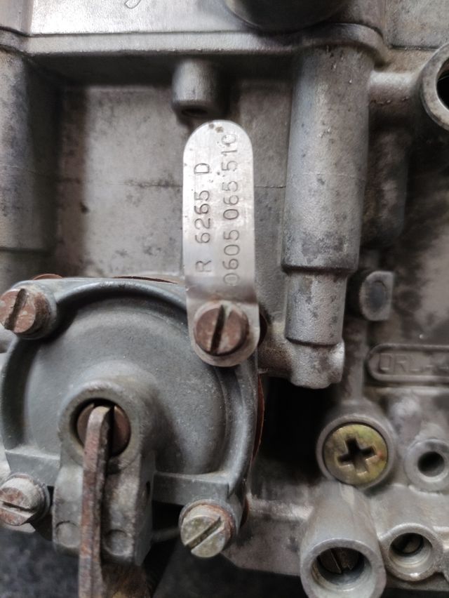 Alfa Romeo coppia carburatori dell'Orto