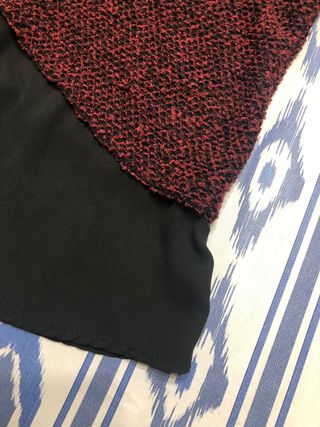 Jersey combinado con tela muy bonito