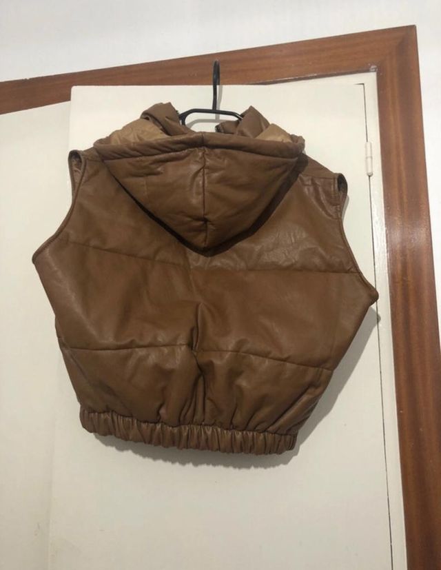 Chaleco polipiel marron