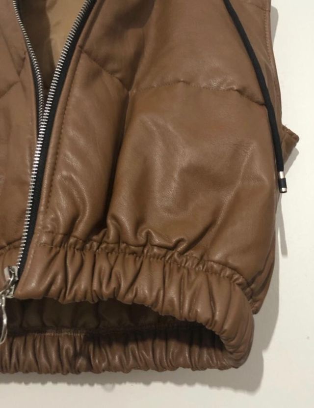 Chaleco polipiel marron