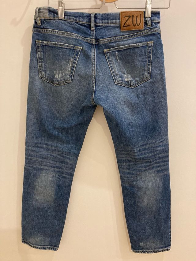 Vaquero tobillero Zara