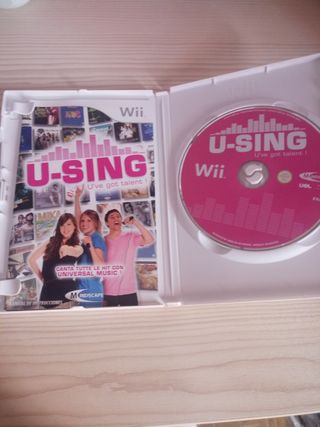 Juego wii karaoke