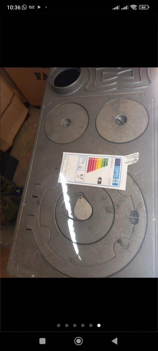 Vendo estufa de leña 