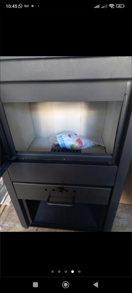 Vendo de leña kupro stil 8.4kw