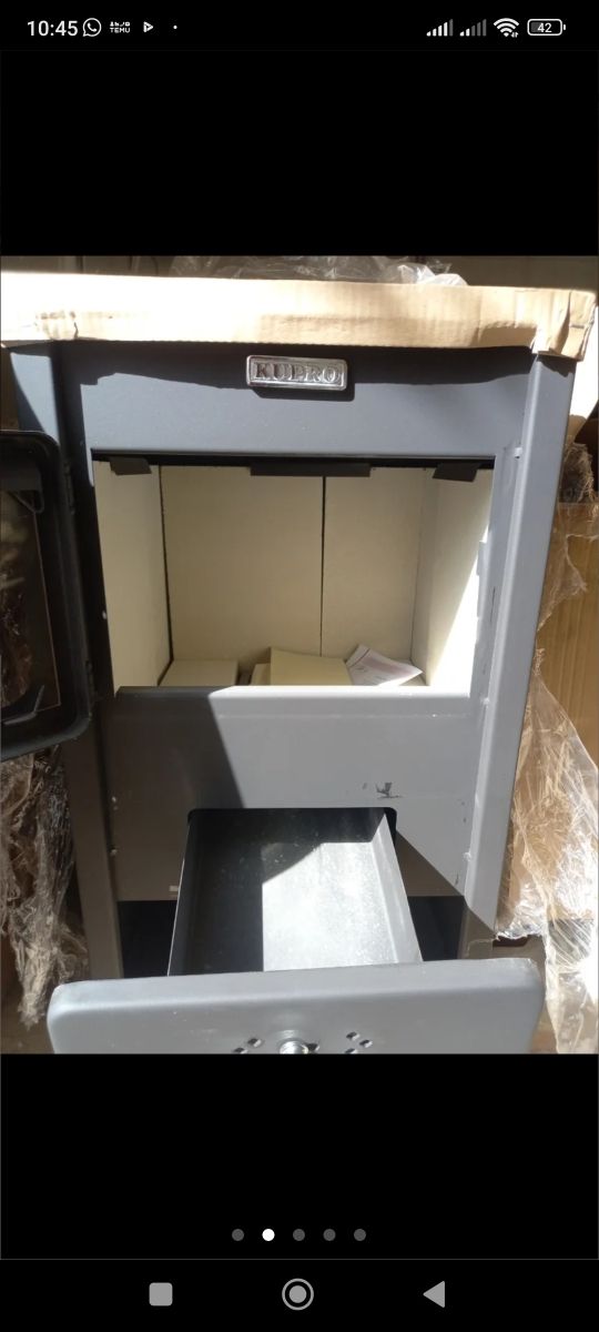 Vendo de leña kupro stil 8.4kw